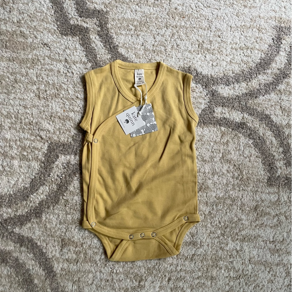 Kate Quinn Short sleeve kimono onesie